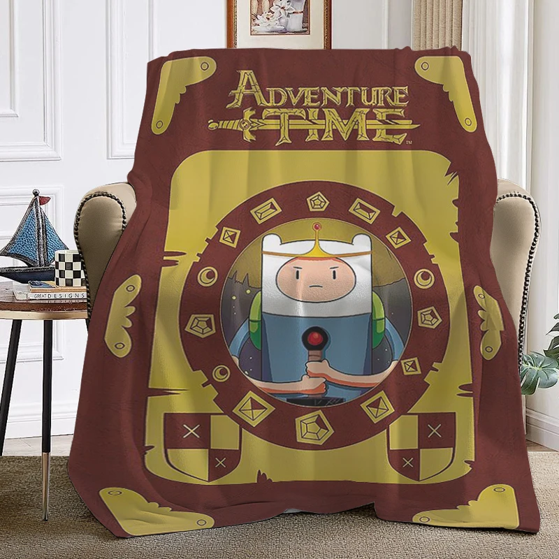 الفانيلا بطانية أريكة شتاء دافئ T-مغامرة الوقت ستوكات الفراش الملك الحجم الركبة السرير الصوف قيلولة رقيق البطانيات الناعمة