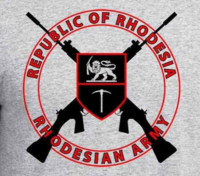 Hot Sale Rhodesian Army T-Shirt New 100% Cotton Short Sleeve O-Neck Harajuku Casual Mens T-shirt Streetwear