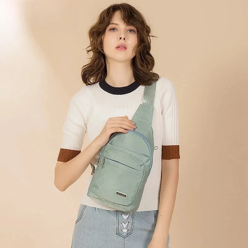 FOUVOR Nylon Waterproof Women's Waist Bag 2026 Trend Casual Fashion Sling Chest Belt Bags Sports Purses for Travel 2800-16