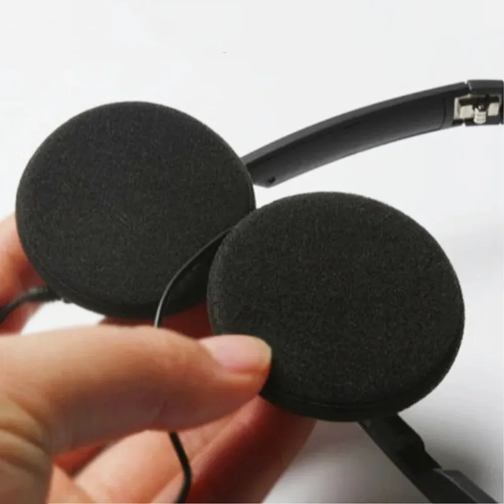 2pcs/Pair Thick Foam Ear Pads Foam Earmuffs Thickened Foam Ear Pads Earpads 35-65mm Headset Ear Cushions Headphones Tool