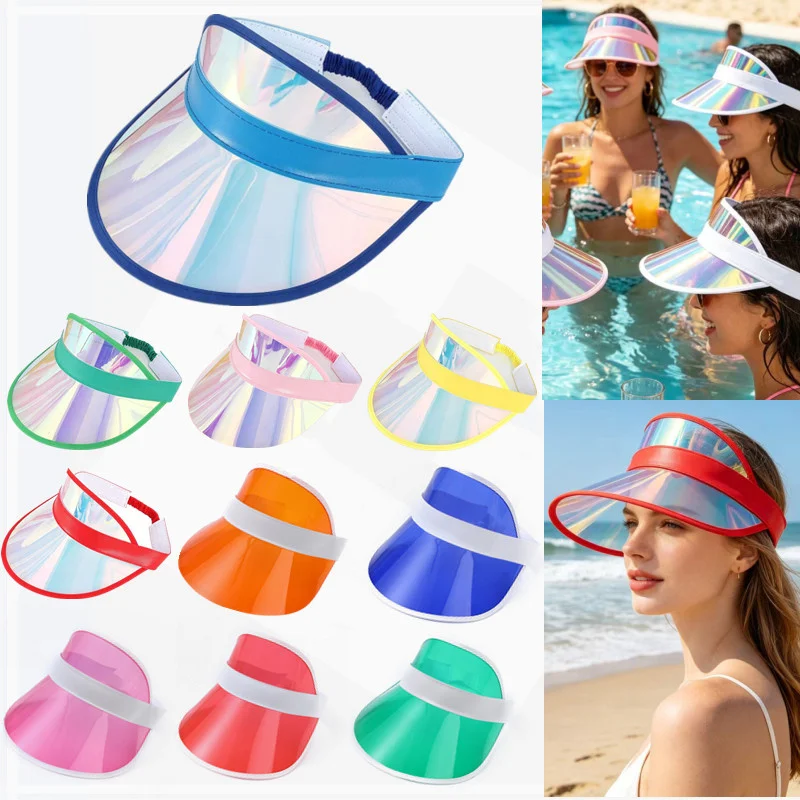 bachelorette-party-sun-visor-hats-for-women-kids-beach-sunvisors-men-poker-visor-clear-uv-protection-golf-cap-sports-outdoor-hat