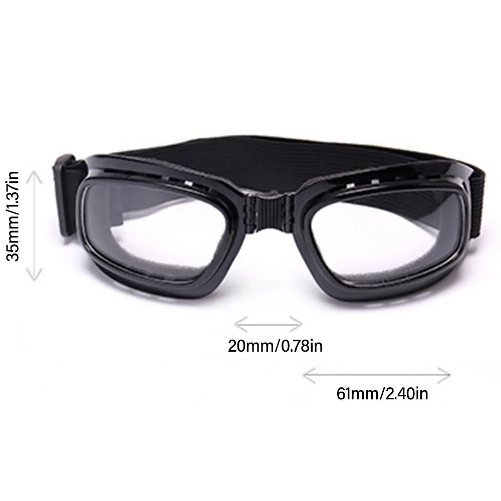 Plastic Folded Protective Glasses Windproof Mutlicolor Ridding Anti-goggles Cycling Dustproof Work Safety Glasses Lab Workplace