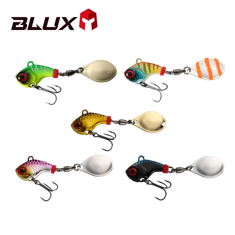 BLUX CYCLONE Tail Spinner Metal Vib – Señuelo casting para lubina - imagen 2
