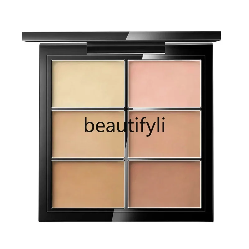 

Six-color concealer, high-gloss grooming disc, foundation cream to cover face spots and dark circles.