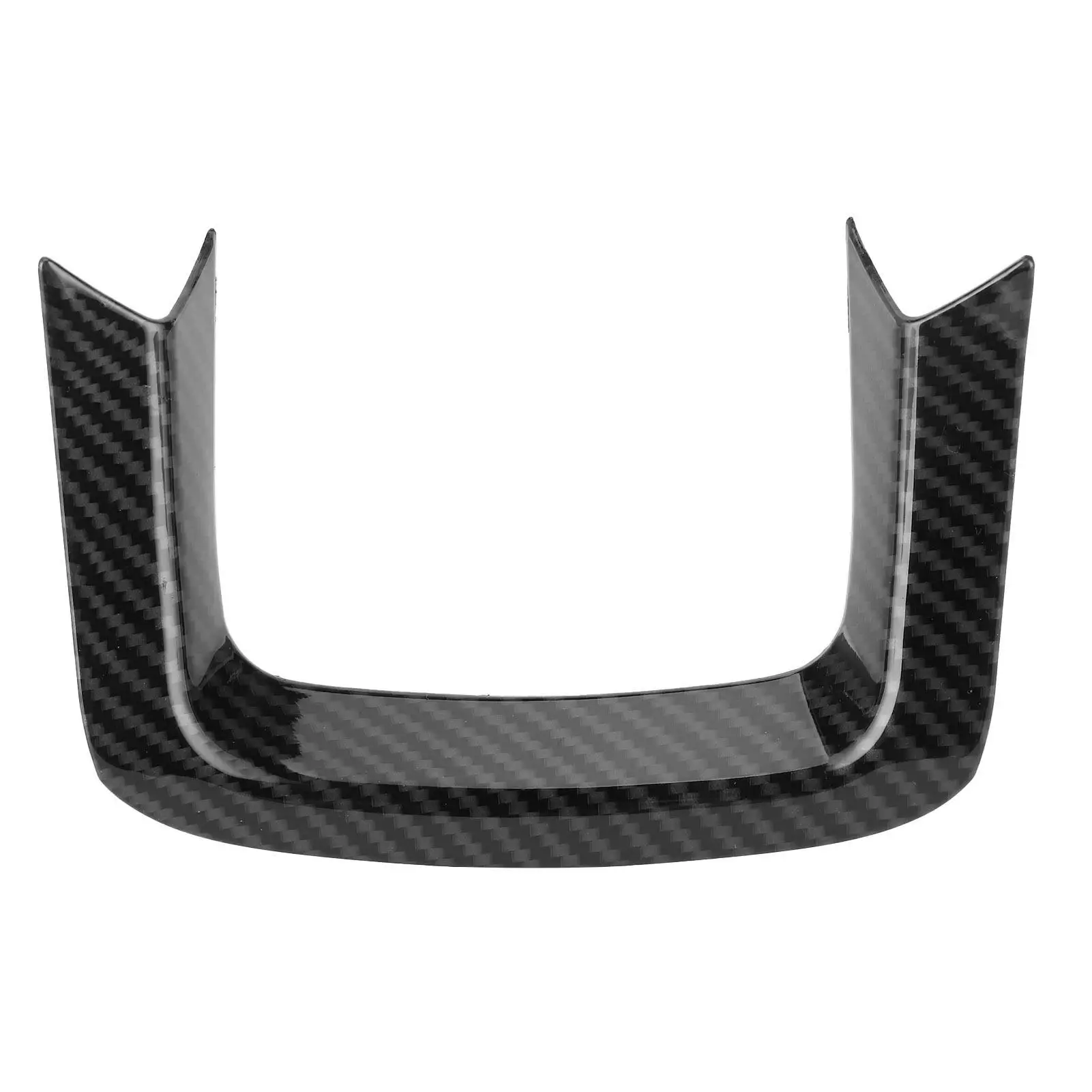 UShape Steering Wheel Lower Trim Carbon Style Fit Sport/Evoque Car Interior Decoration