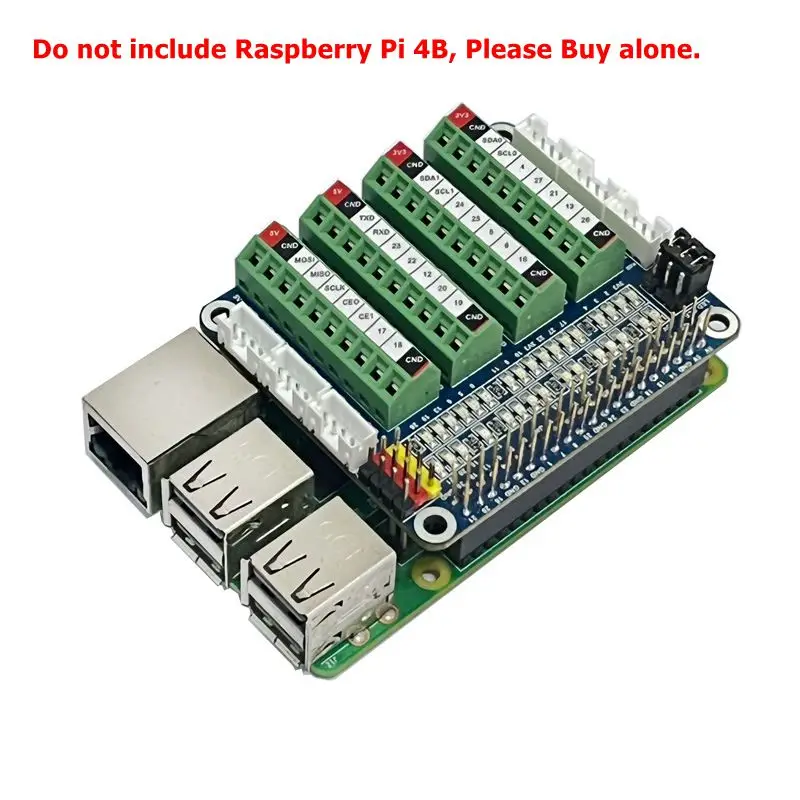 Raspberry Pi GPIO Test Expansion Board PCF8591 Module Onboard LED IO Port Detection ADC/DCA Sensor
