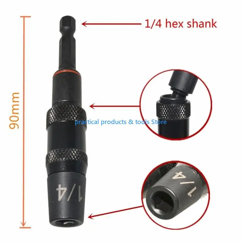 77JB 1/4 3/8 5/16 Shank Drive คู่มือสำหรับ Bits Bits Diy Diy