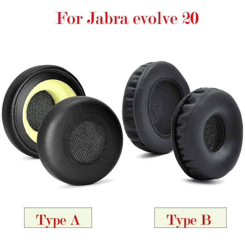 

Replacement Leather Ear Pads Cushion Cover Earpads for Jabra Evolve 20 20se 30 30II 40 65 65+ Uc Ms Headset