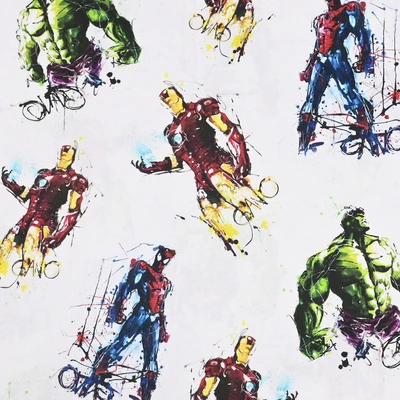 Sale Disney Captain America Superhero Iron Man Spiderman Fabric Cotton For Sewing Clothes Patchwork DIY Quilting Material