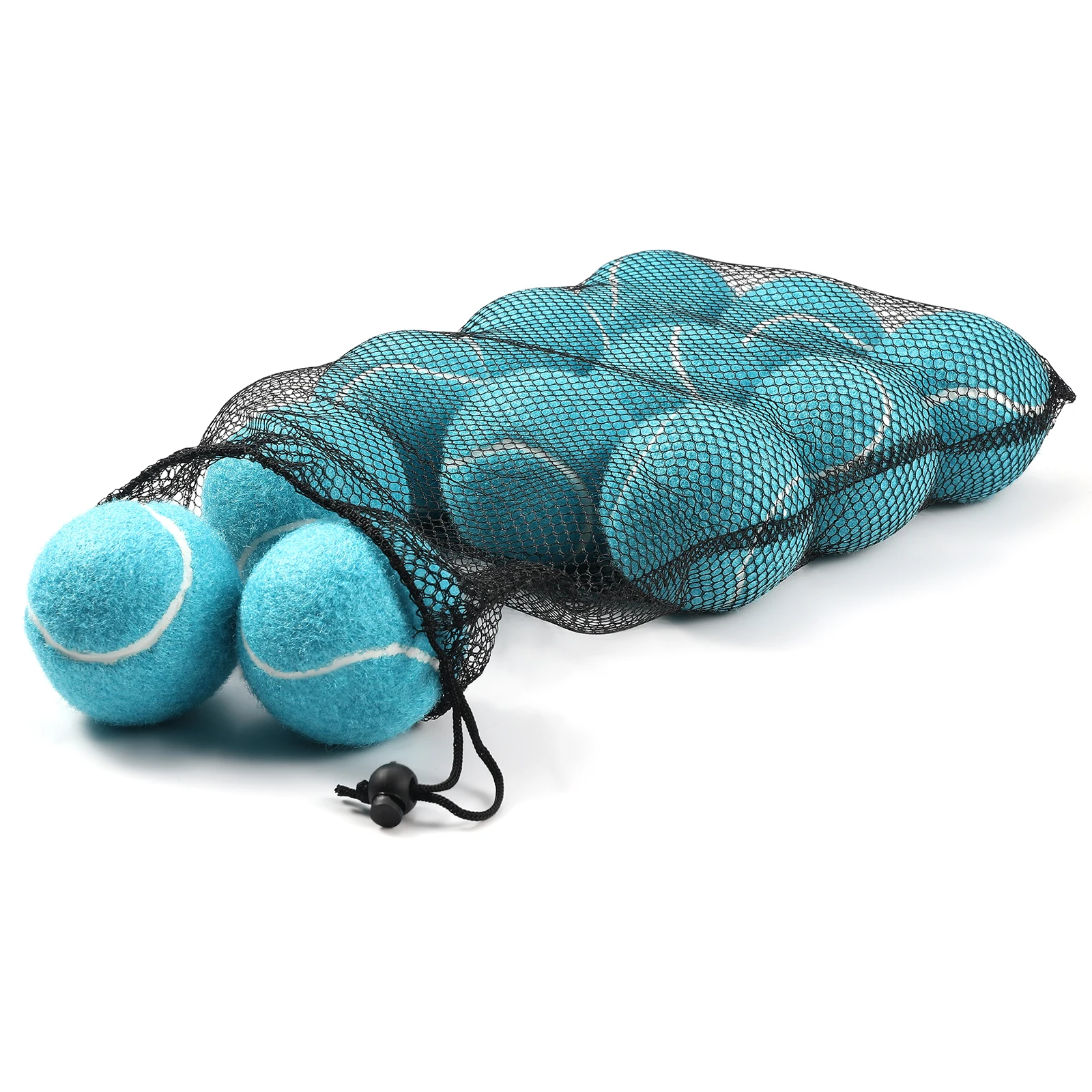 12Pcs Bulk Tennis Balls Durable Construction Pet Dog Training, Catching Tennis Balls for Outdoor Play Tennis Equipment