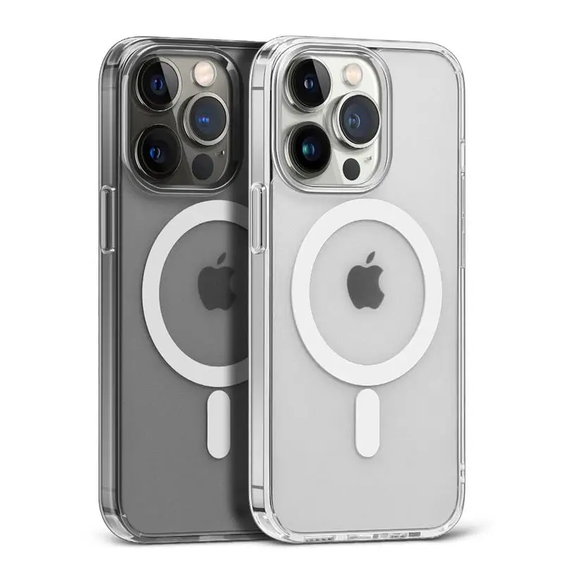 Magnetische Magsafe Clear Hülle für APPLE iPhone 16 17 15 14 13 12 11 Pro Max 16 Plus 17 Air 16e Wireless Charging kompatible Hüllen