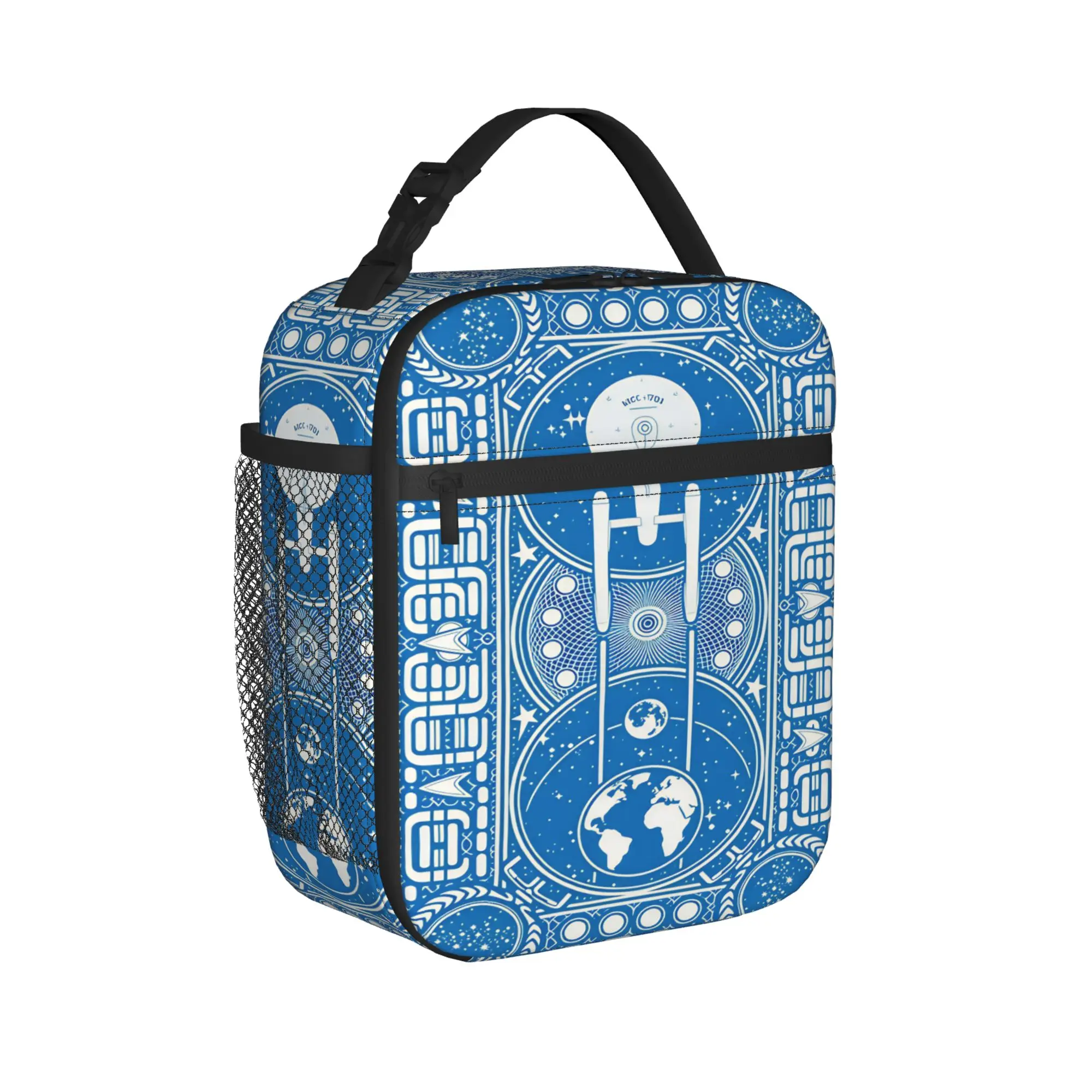 S-Star T-Trek Ship Movie  Lunch Bag  Vintage Lunch Box Travel Thermal Lunch Bags For Women Oxford Graphic Design Cooler Bag