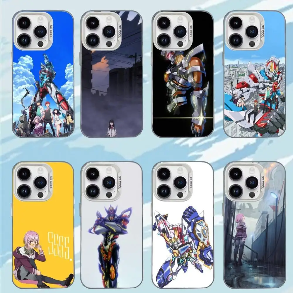 

SSSS.Gridman Phone Case For iPhone 17,16,15,14,13,12,11,Mini,Pro,E,MAX White Matte Shockproof Cover