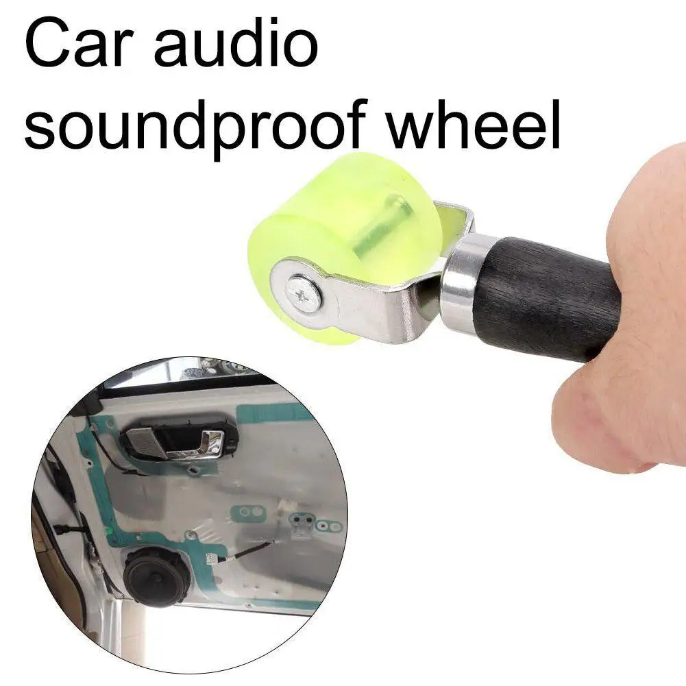 

Двойной автомобильный шумоизоляционный ролик, сверхмощный АБС-пластик + металлический инструмент для колес для изоляционного коврика, аксессуар для звукоизоляции авто аудио M1A4