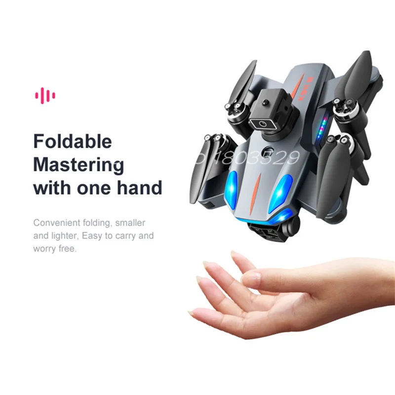 Brushless GPS Follow Me Remote Control Drone 8K 1.2KM Smart Avoiding Obstacles Three Camera Optical Flow WIFI FPV RC Drone Gifts