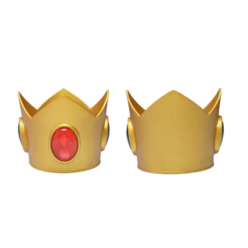 Bowsette Princess Bowser Peach Cosplay Crown Princess Toadstool Peach Accessories Halloween Carnival Party 3D Printing