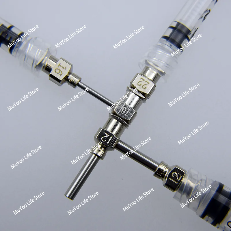 Three Tube Coaxial Needle Tip 3D Printing Needle Tip Electrospinning Needle Tip Melting Wet Process Shell Core Skin