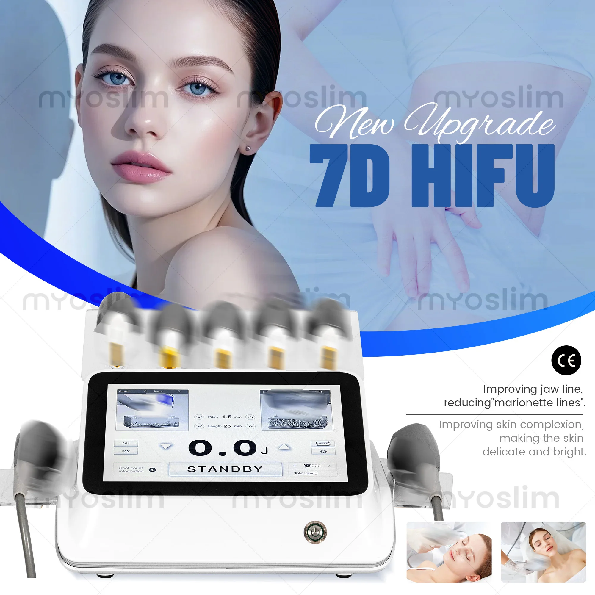 7D Beauty SPA Machine Body Tightening Burning Fat Skin Firming Slimming Body Sculpt