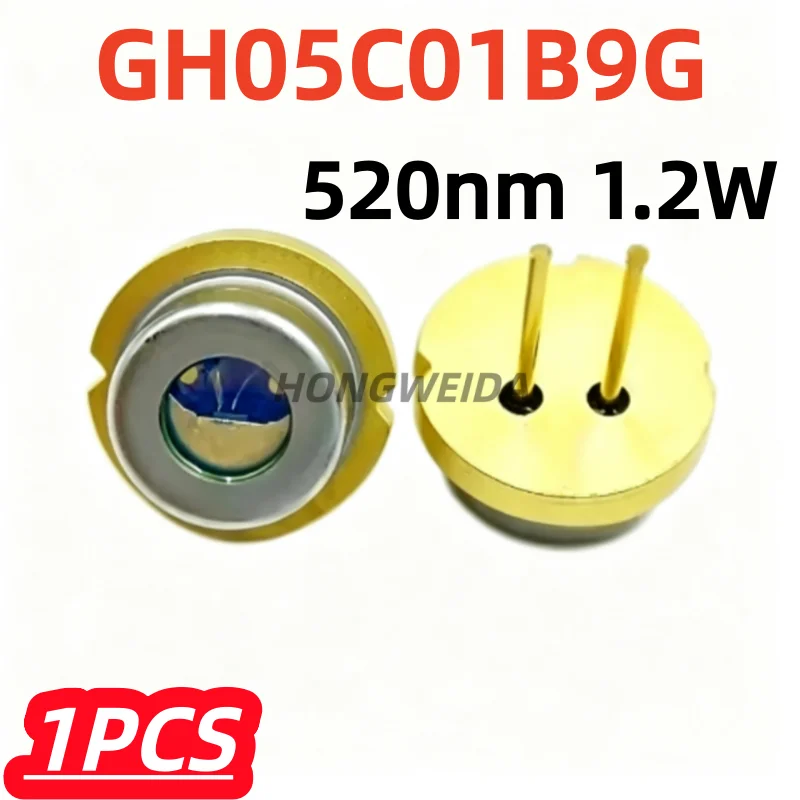 1Pcs/lot 100% New GH05C01B9G Powerful TO-9mm Green 520nm 1W 1.2W Laser Diode