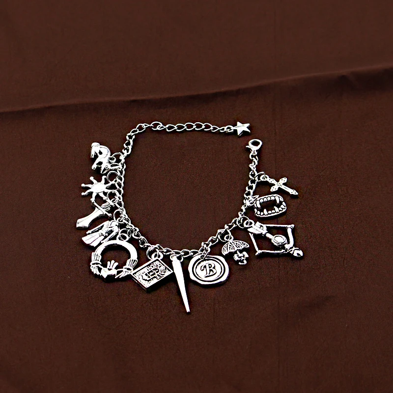 Popular TV Buffy the Vampire Slayer Charms Bracelets Fashion Alloy Hand Jewelry for Fans Women Men Gifts