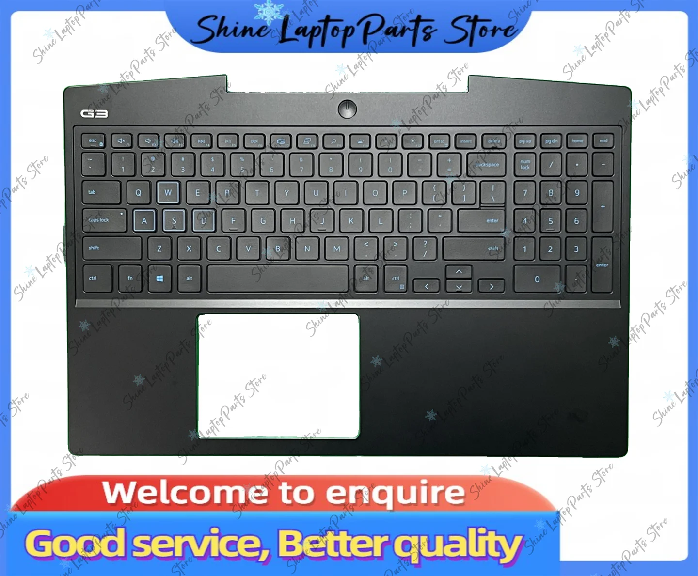 

New For Dell G3 3590 Replacemen Laptop Accessories US Keyboard With/ Without Backlight Red Blue C Cover/C Case