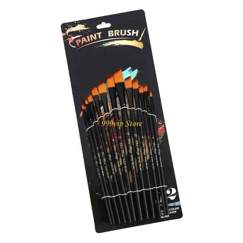 

C90C 12pcs Artist Paint Cruite для акварели gouaches Акриловые лица дети и боди -арт