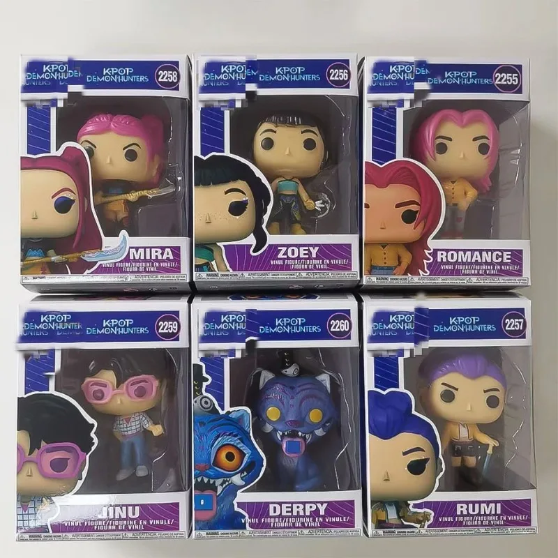 Anime K-Pops Dämonen Jäger Figur Rumi Zoey Mira Saja Jungen Action Figur Cosplay Vinyl ornament Figuren Spielzeug fan Weihnachten geschenk