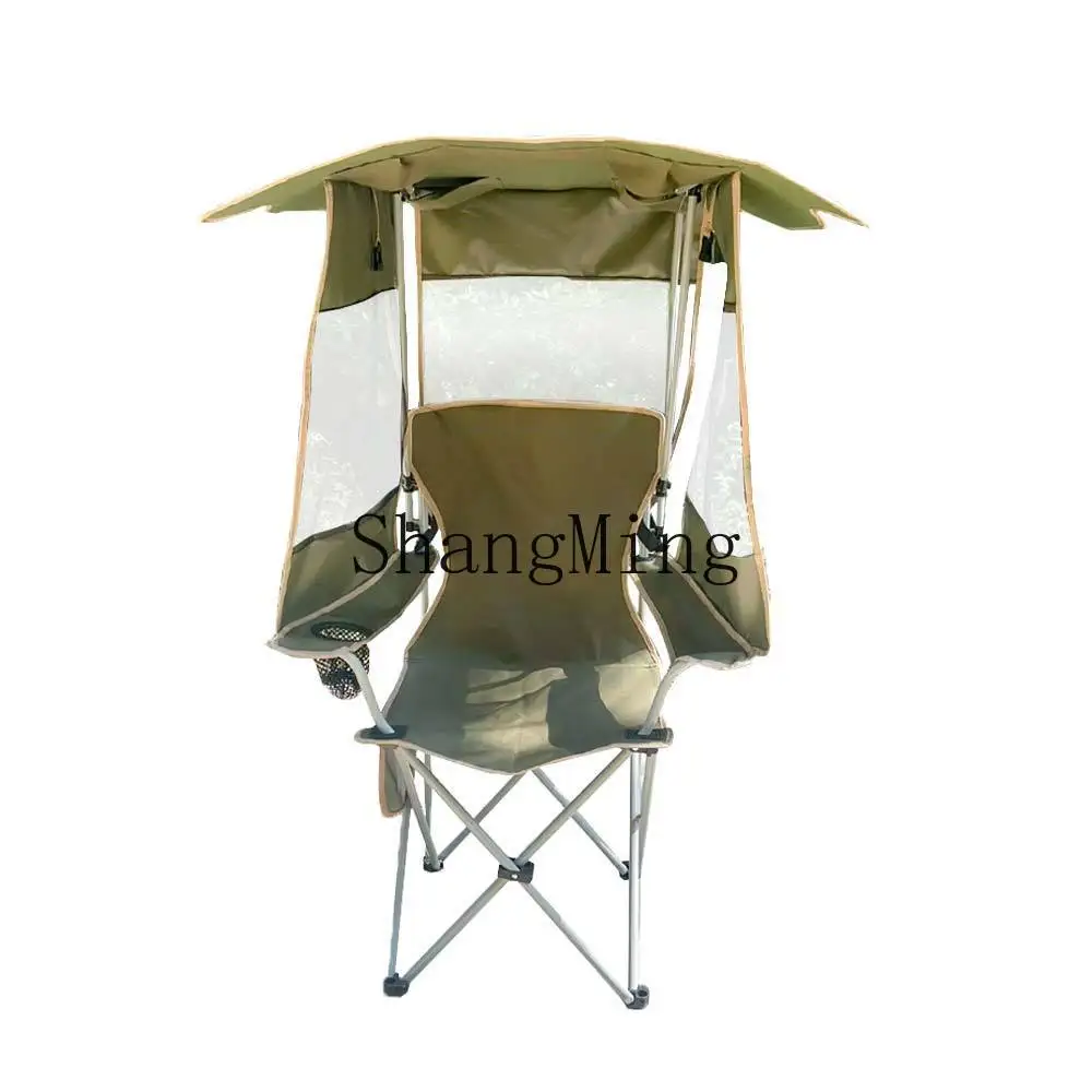 DSA folding table folding chair outdoor chair camping carbon steel portable Mazar awning leisure chair