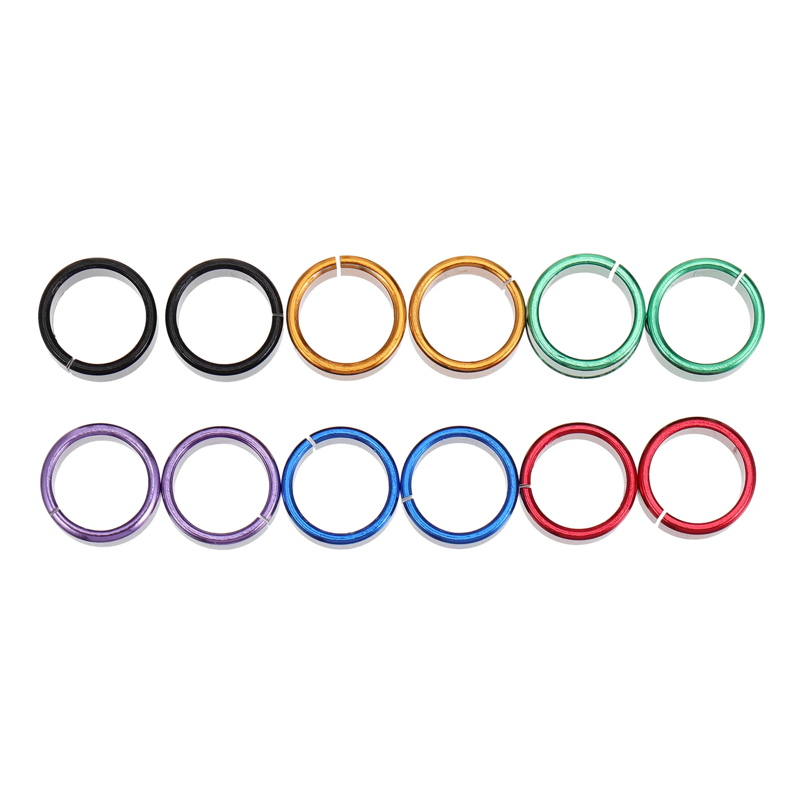 

12pcs Colored Pigeon Leg Rings Smooth Durable Bird Chicken Foot Bands Identification Management Frost Heat Resistant Long Term