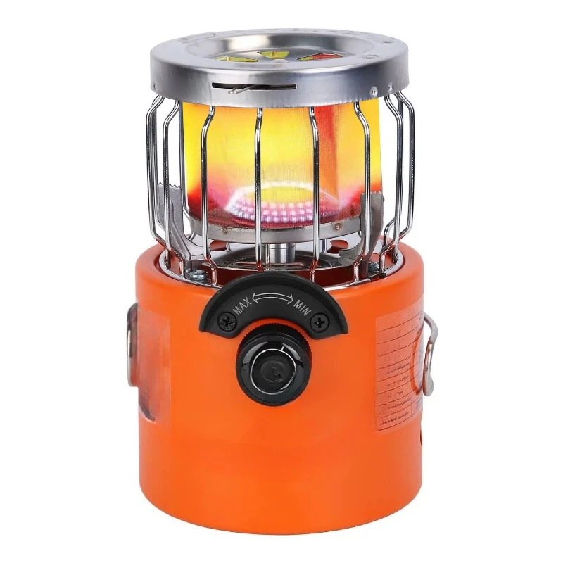 Portable backpack stove, 2-in-1 outdoor gas and tent heater for camping and outdoor adventures