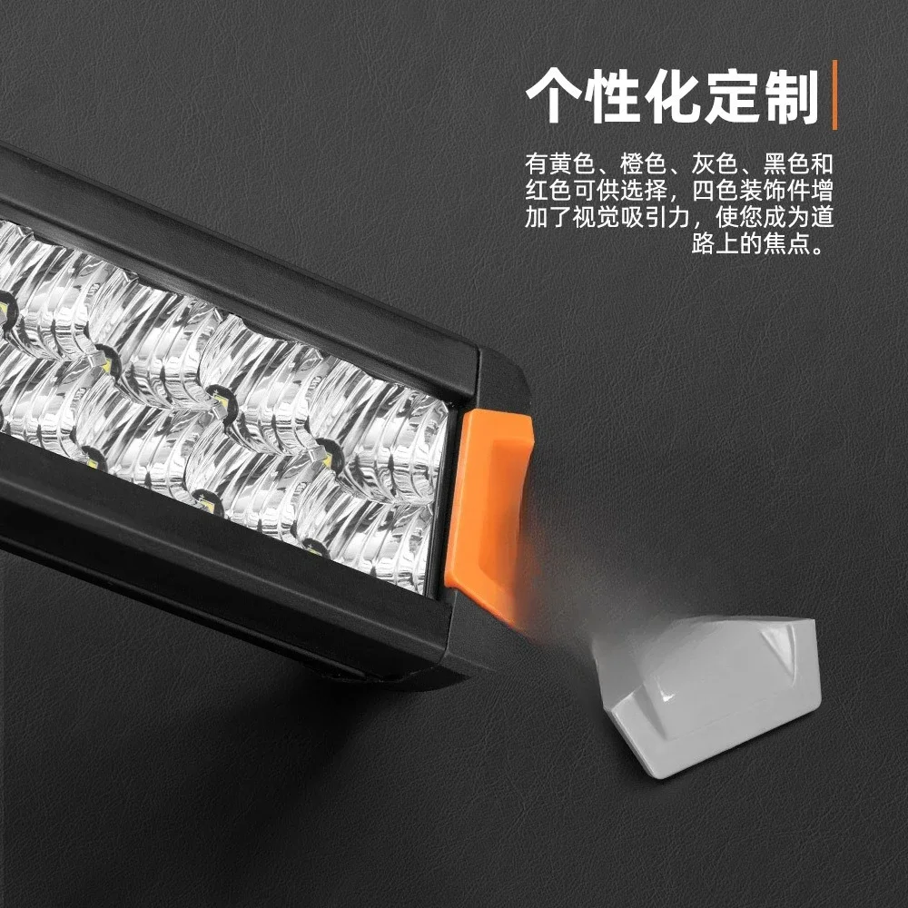 Luz de tira modificada para veículo off road 40 polegadas auxiliar de linha dupla LED para trabalho em carro