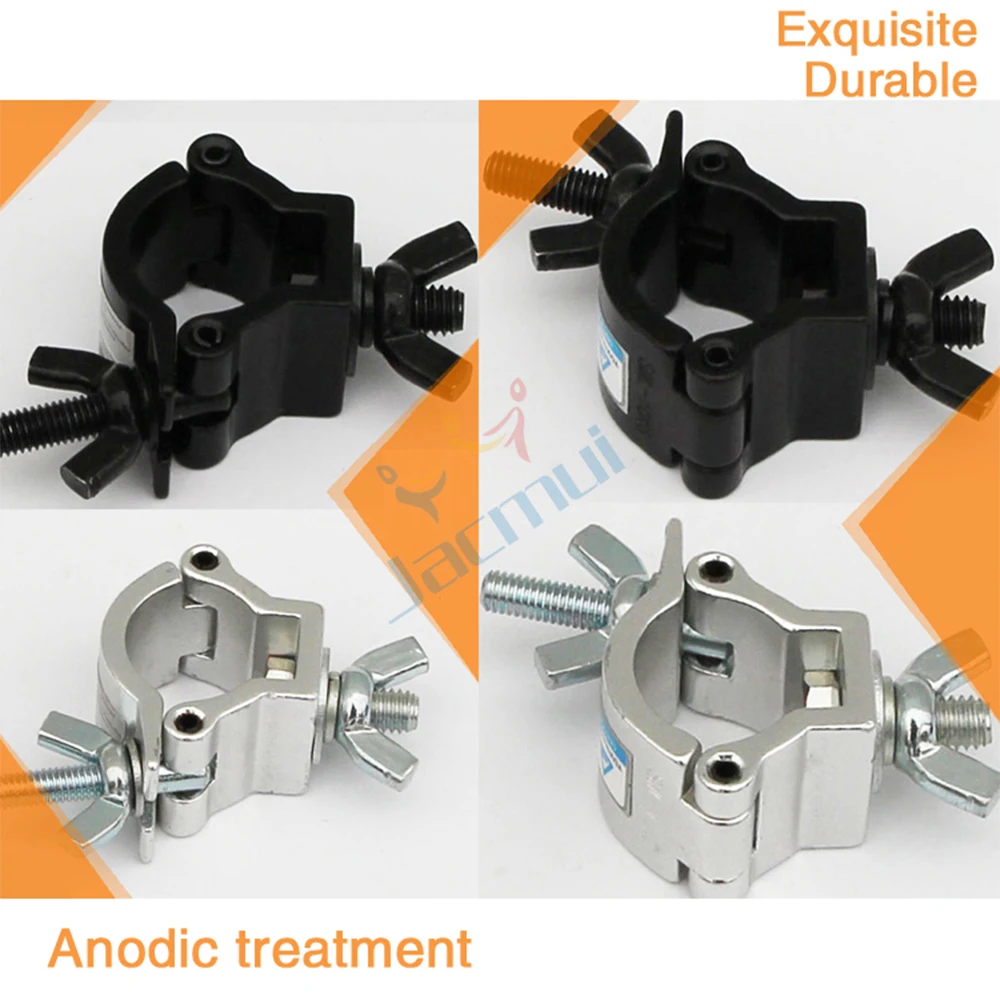 20PCS Aluminum Light Hook Tube 20mm Stage Lighting F14 Truss Display Accessories Coupler Pipe Clamp for SWL10KG