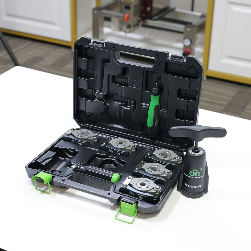 أداة توسيع الأنابيب ST-519FT متعددة الاستخدامات - وضع يدوي مع مقبض مريح ومثقاب كهربائي متوافق #1