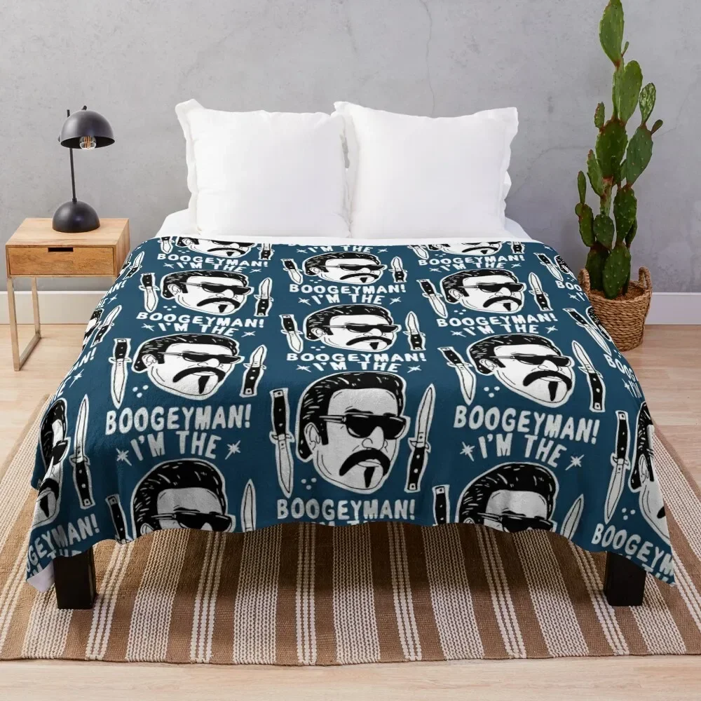 

I_m the boogeyman Throw Blanket Shaggy Furry Soft Blanket for Bedroom Living Room
