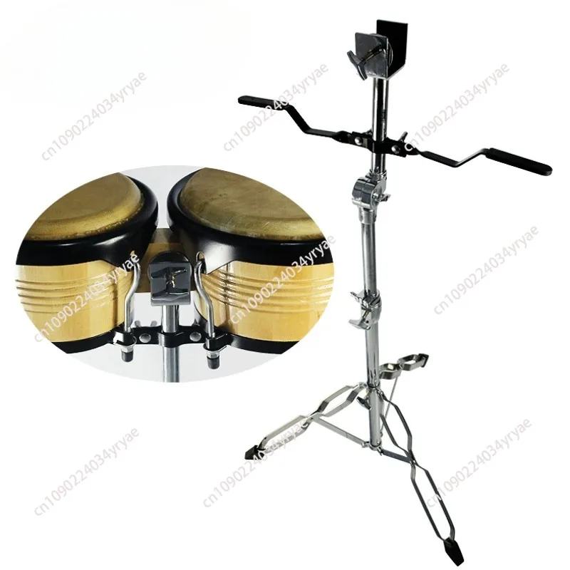 Portable Bongo Drum Stand  Rack, Plated Drum Rack Bongo Rack Musical Instrument Accessories