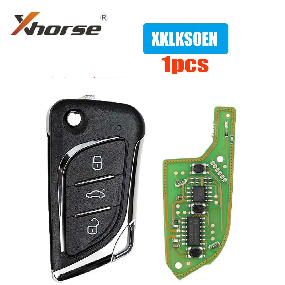 

1pcs Xhorse XKLKS0EN VVDI Wire Remote Key 3 Buttons Universal Car Remote Key for VVDI Mini Key Tool VVDI2 Car Keys