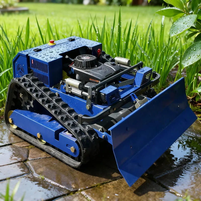جزازة العشب الأوتوماتيكية اللاسلكية الزراعية المخصصة للتحكم عن بعد جزازة الحديقة الآلية الذكية