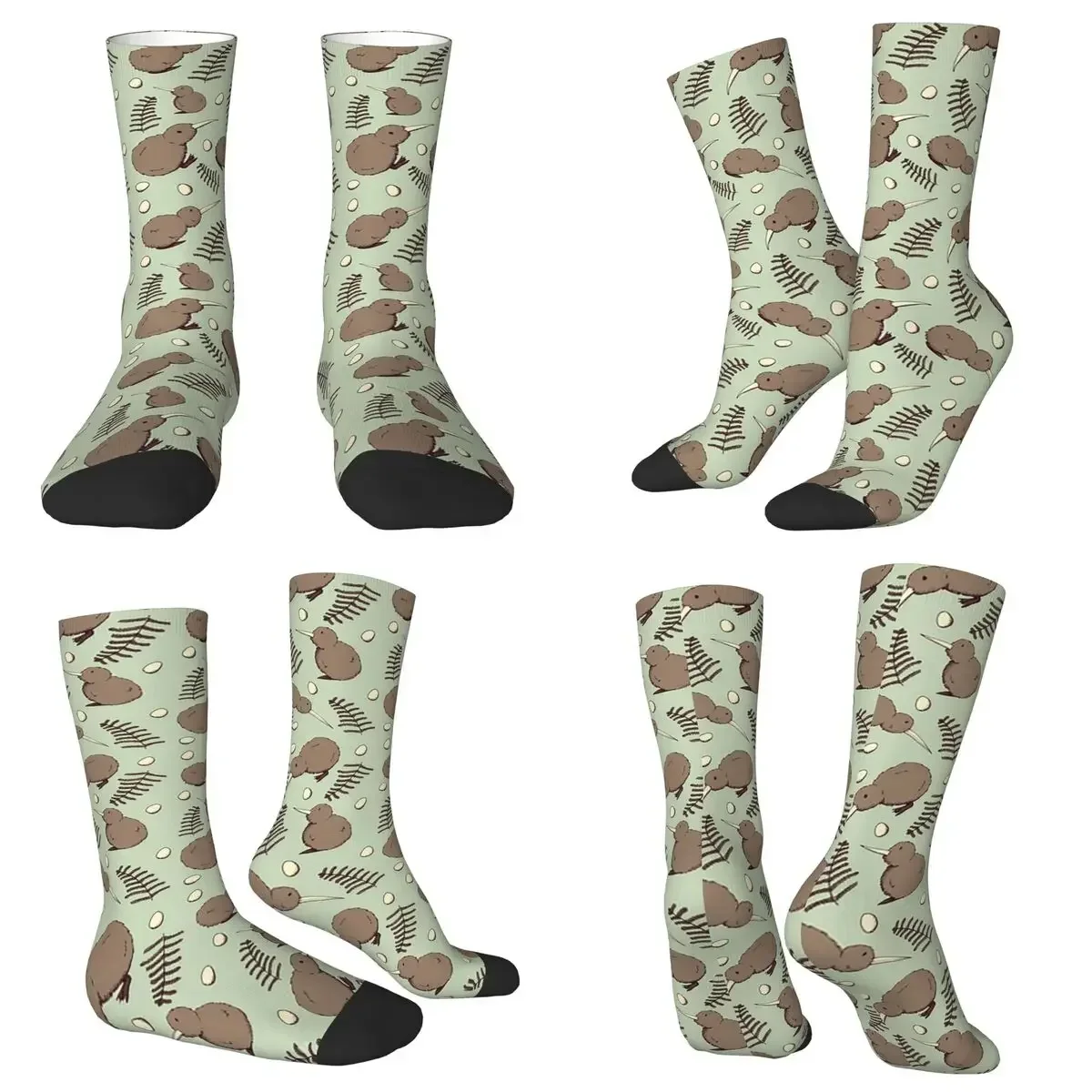 All Seasons Crew Stockings Kiwi Bird Socks Funny Long Socks for Men Women Valentine's Day Gifts