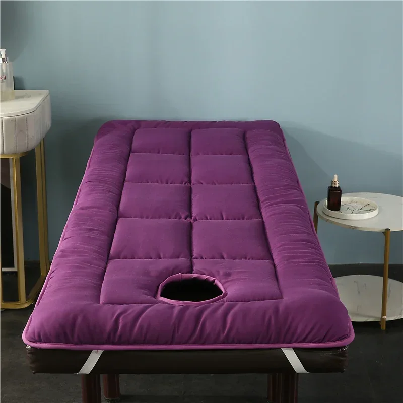 Beauty Salon Bed Mattress Thickened Cushion Anti Slip Hospital Room Massage Pad with Hole