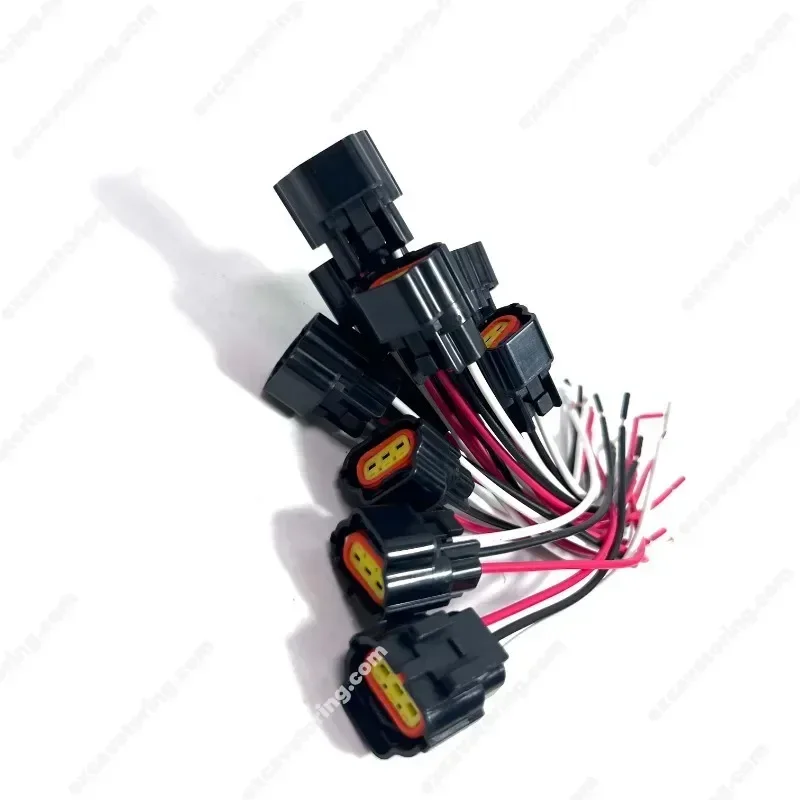 

for Kobelco SK200-8 hydraulic pump high pressure sensor plug pressure sensor plug Excavator parts