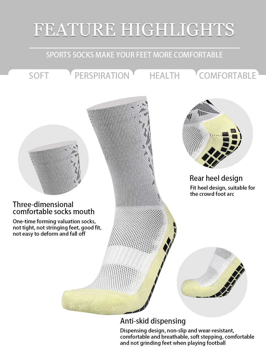1 paar Neue Männer Frauen Camouflage Pfeil Fußball Socken Atmungsaktivem Anti-slip Silikon Fußball Laufen Radfahren Socken – Detail 2