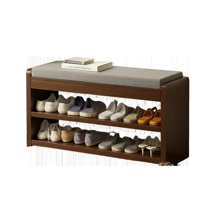 

shoe rack multi-layer household door shoe changing stool integrated seated entry door small narrow shoe cabinet