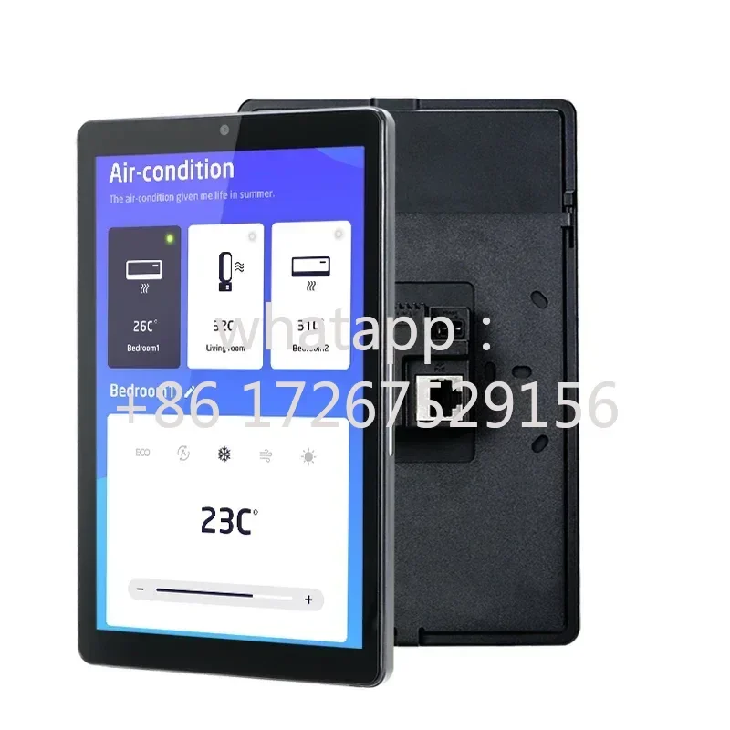 2023 Sunworld YC-SM08P New 8 inch Embedded control touch panel Android 11 tablet pc with rj45 poe