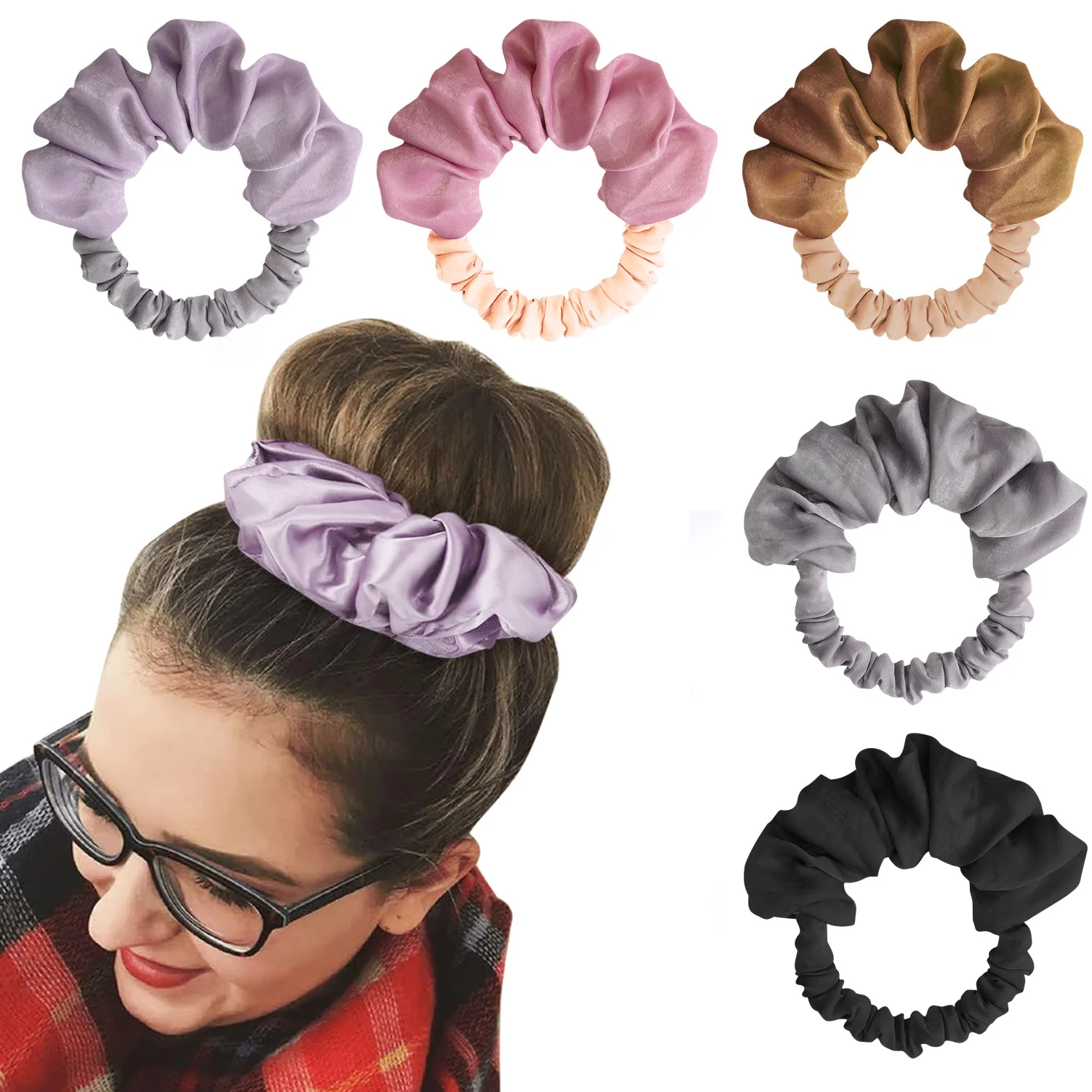 Heatless Soft Hair Curler for Women Sleep Curling Ring Curling Tool No Heat Hair Curling Ribbon for Women Girl hair styling tool