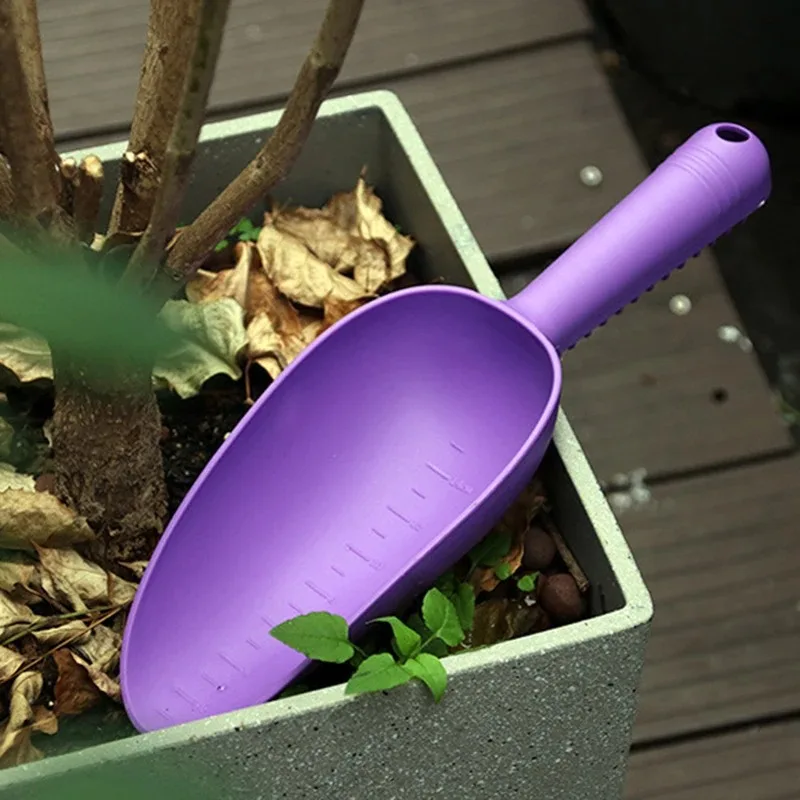 Garden Shovel Plant Hand Trowels Soil Planting Digging Transplanting MultiFunction Beach Sand Pet's Food Scoop Garden Tools