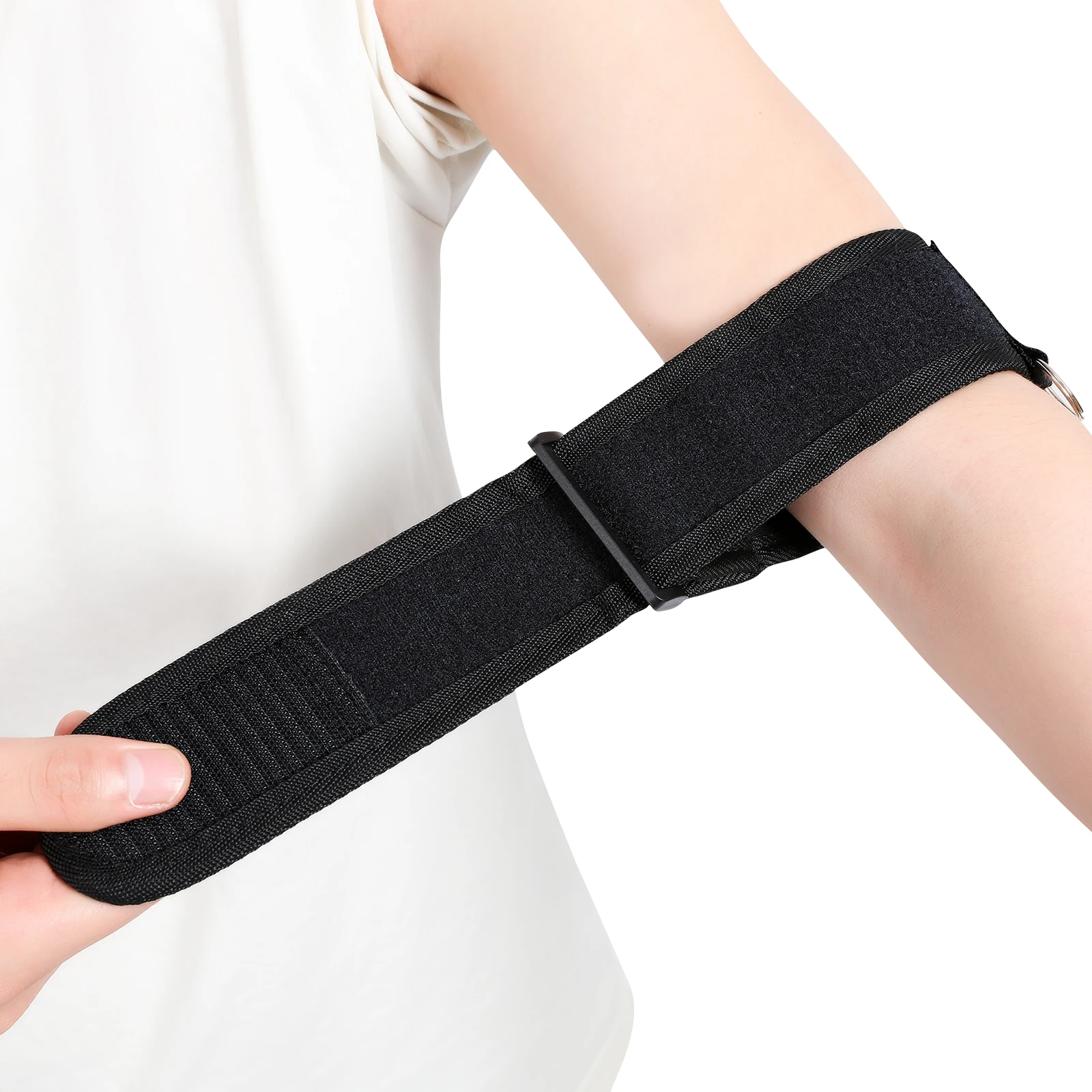 

1 set 1 Set Golf Swing Trainer Beginner Assistant Rod Strap Putter Practice Tool Durable Cloth Latex Material Easy Storage