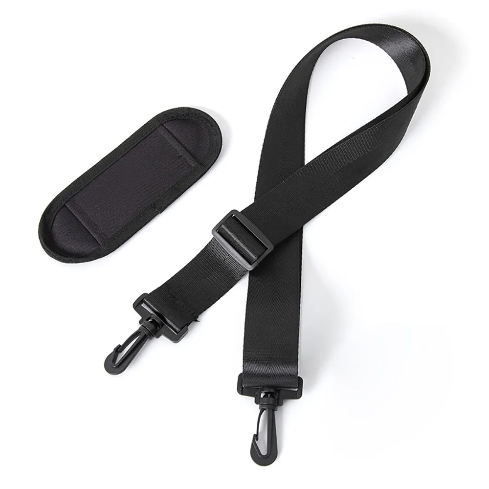 DIY Adjustable Bag Strap Nylon Black Handbag Strap Shoulder Bag Strap Shoulder Bag