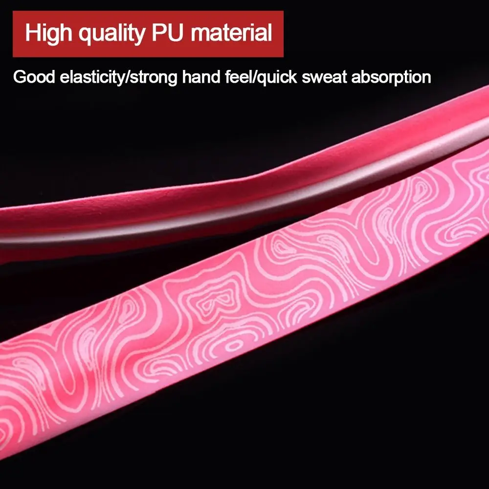 

Градиентная красочная удочка, повязка на повязку, утолщенная противоскользящая лента для ручки ракетки для бадминтона, ремень для удочки, удочка