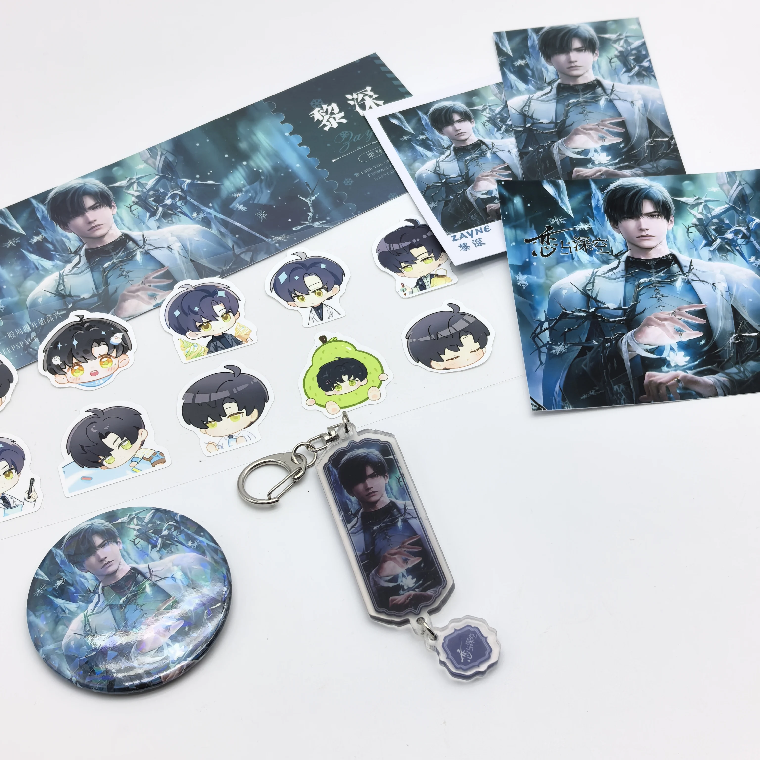 16Pcs/Set Love and Deepspace Sylus Zayne Rafayel Xavier Caleb