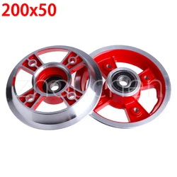 200x50 Rim Front or Rear Wheel Rim Aluminium Wheel Hub Fit Scooter with Wheel Axle Scooter Parts 200*50
